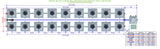 ALIEN Hydroponics RDWC 18 Pot 2 Row 36L Remote Header Kit with Air Pump