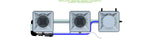 ALIEN Hydroponics RDWC 2 Pot 1 Row 20L Compact Header Kit