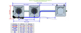 ALIEN Hydroponics RDWC 2 Pot 1 Row 20L Remote Header Kit