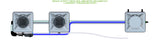 ALIEN Hydroponics RDWC 2 Pot 1 Row 20L Remote Header Kit