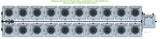 ALIEN Hydroponics RDWC 20 Pot 2 Row 20L Compact Header Kit