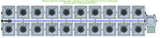 ALIEN Hydroponics RDWC 20 Pot 2 Row 36L Compact Header Kit with Air Pump