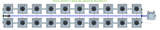 ALIEN Hydroponics RDWC 20 Pot 2 Row 36L Remote Header Kit