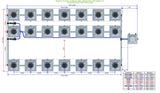 ALIEN Hydroponics RDWC 21 Pot 3 Row 36L Remote Header Kit