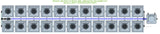 ALIEN Hydroponics RDWC 22 Pot 2 Row 36L Remote Header Kit