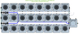 ALIEN Hydroponics RDWC 24 Pot 3 Row 20L Compact Header Kit