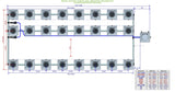 ALIEN Hydroponics RDWC 24 Pot 3 Row 20L Remote Header Kit