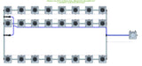 ALIEN Hydroponics RDWC 24 Pot 3 Row 20L Remote Header Kit