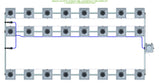 ALIEN Hydroponics RDWC 24 Pot 3 Row 36L Compact Header Kit