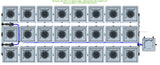 ALIEN Hydroponics RDWC 24 Pot 3 Row 36L Remote Header Kit