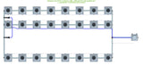 ALIEN Hydroponics RDWC 24 Pot 3 Row 36L Remote Header Kit