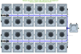 ALIEN Hydroponics RDWC 24 Pot 4 Row 36L Remote Header Kit