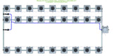 ALIEN Hydroponics RDWC 27 Pot 3 Row 20L Compact Header Kit