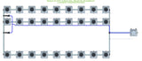 ALIEN Hydroponics RDWC 27 Pot 3 Row 20L Remote Header Kit