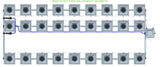 ALIEN Hydroponics RDWC 27 Pot 3 Row 36L Compact Header Kit
