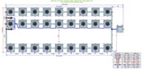 ALIEN Hydroponics RDWC 27 Pot 3 Row 36L Remote Header Kit