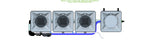 ALIEN Hydroponics RDWC 3 Pot 1 Row 20L Remote Header Kit