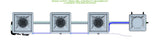 ALIEN Hydroponics RDWC 3 Pot 1 Row 36L Compact Header Kit