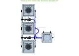 ALIEN Hydroponics RDWC 3 Pot 3 Row 36L Remote Header Kit