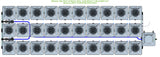 ALIEN Hydroponics RDWC 30 Pot 3 Row 20L Compact Header Kit