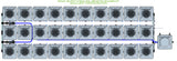 ALIEN Hydroponics RDWC 30 Pot 3 Row 20L Remote Header Kit