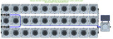 ALIEN Hydroponics RDWC 30 Pot 3 Row 20L Remote Header Kit with Air Pump
