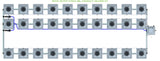 ALIEN Hydroponics RDWC 30 Pot 3 Row 36L Compact Header Kit