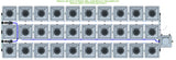 ALIEN Hydroponics RDWC 30 Pot 3 Row 36L Compact Header Kit