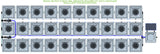 ALIEN Hydroponics RDWC 30 Pot 3 Row 36L Remote Header Kit with Air Pump