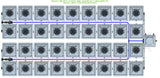 ALIEN Hydroponics RDWC 36 Pot 4 Row 36L Compact Header Kit