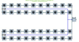 ALIEN Hydroponics RDWC 40 Pot 4 Row 20L Compact Header Kit