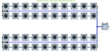 ALIEN Hydroponics RDWC 40 Pot 4 Row 20L Remote Header Kit