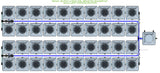 ALIEN Hydroponics RDWC 40 Pot 4 Row 20L Remote Header Kit