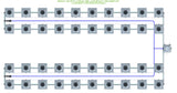 ALIEN Hydroponics RDWC 40 Pot 4 Row 36L Compact Header Kit