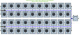 ALIEN Hydroponics RDWC 40 Pot 4 Row 36L Remote Header Kit