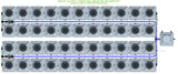 ALIEN Hydroponics RDWC 44 Pot 4 Row 20L Remote Header Kit