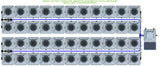 ALIEN Hydroponics RDWC 44 Pot 4 Row 20L Remote Header Kit with Air Pump