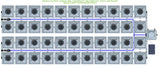 ALIEN Hydroponics RDWC 44 Pot 4 Row 36L Compact Header Kit with Air Pump