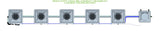 ALIEN Hydroponics RDWC 5 Pot 1 Row 36L Compact Header Kit