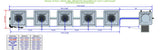 ALIEN Hydroponics RDWC 5 Pot 1 Row 36L Remote Header Kit with Air Pump