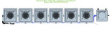 ALIEN Hydroponics RDWC 6 Pot 1 Row 36L Compact Header Kit