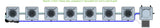 ALIEN Hydroponics RDWC 7 Pot 1 Row 20L Compact Header Kit with Air Pump