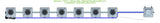 ALIEN Hydroponics RDWC 7 Pot 1 Row 20L Remote Header Kit