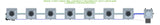 ALIEN Hydroponics RDWC 7 Pot 1 Row 36L Compact Header Kit with Air Pump