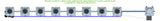 ALIEN Hydroponics RDWC 8 Pot 1 Row 20L Remote Header Kit with Air Pump