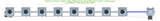 ALIEN Hydroponics RDWC 8 Pot 1 Row 36L Remote Header Kit with Air Pump