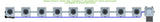 ALIEN Hydroponics RDWC 9 Pot 1 Row 20L Compact Header Kit with Air Pump