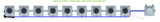 ALIEN Hydroponics RDWC 9 Pot 1 Row 20L Remote Header Kit