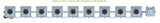 ALIEN Hydroponics RDWC 9 Pot 1 Row 36L Compact Header Kit