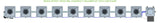 ALIEN Hydroponics RDWC 9 Pot 1 Row 36L Compact Header Kit with Air Pump